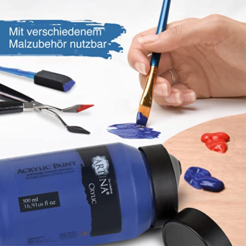 Artina 500ml Acrylfarben Set