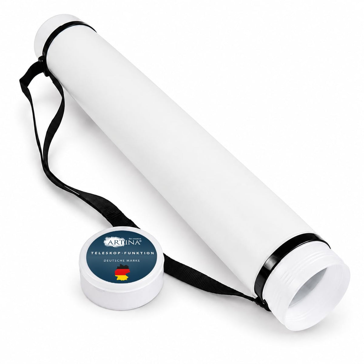 Artina Posterrolle A0 Flipchart Transportrolle verstellbar 60-100cm