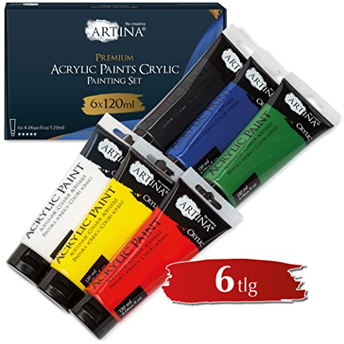 Artina Crylic 120ml Acrylfarben Set