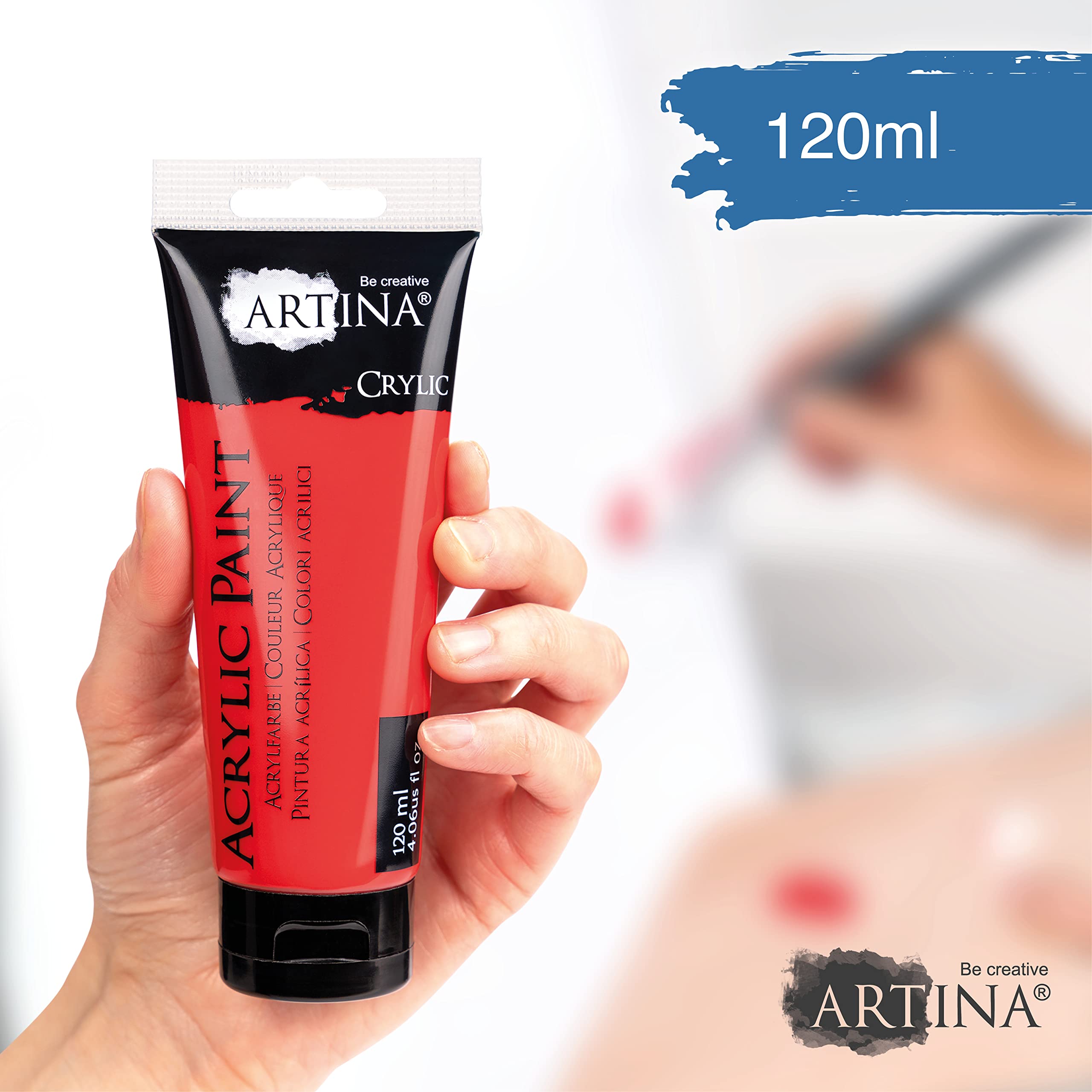 Artina Crylic 120ml Acrylfarben Set
