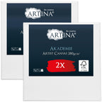 Artina Akademie Keilrahmen Leinwand FSC® 2er Set