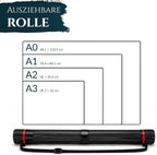 Artina Posterrolle A0 Flipchart Transportrolle verstellbar 78-134cm