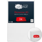 Artina 3er Set 3D Premium Leinwand