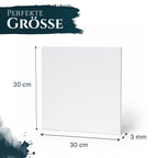 Artina 5er Set Malkarton Leinwand Canvas Malpappe 3mm dick