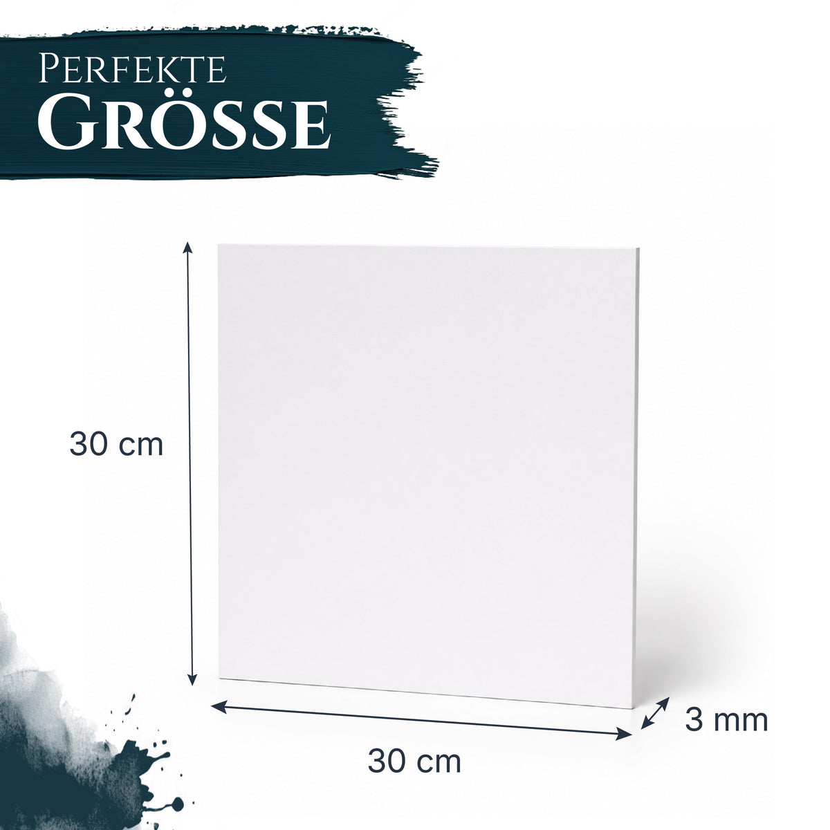 Artina 5er Set Malkarton Leinwand Canvas Malpappe 3mm dick