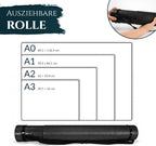 Artina Posterrolle A0 Flipchart Transportrolle verstellbar 60-100cm