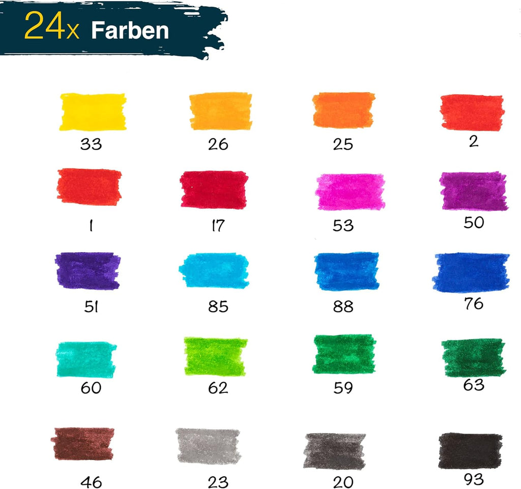 Artina 20-tlg Pinselstifte Set Pincelli