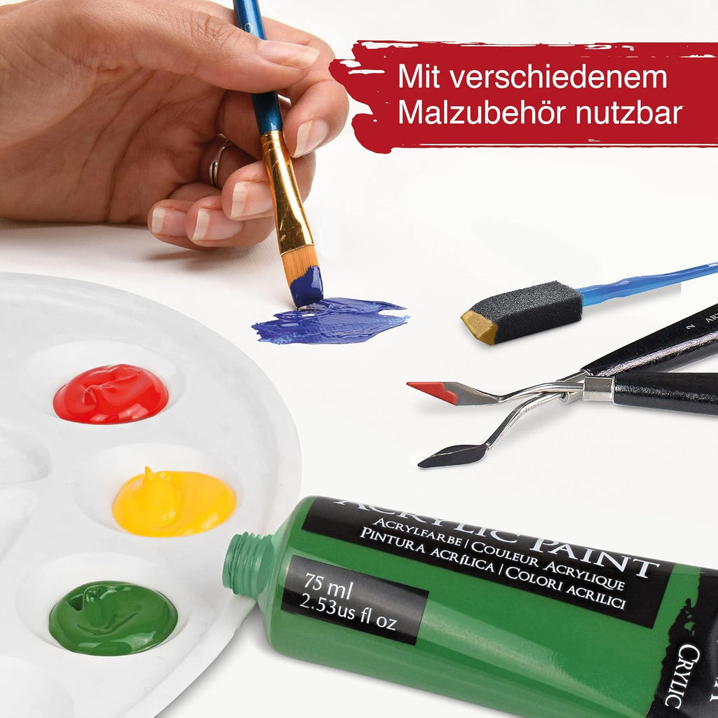 Artina 27tlg Acrylfarben Set Bergamo