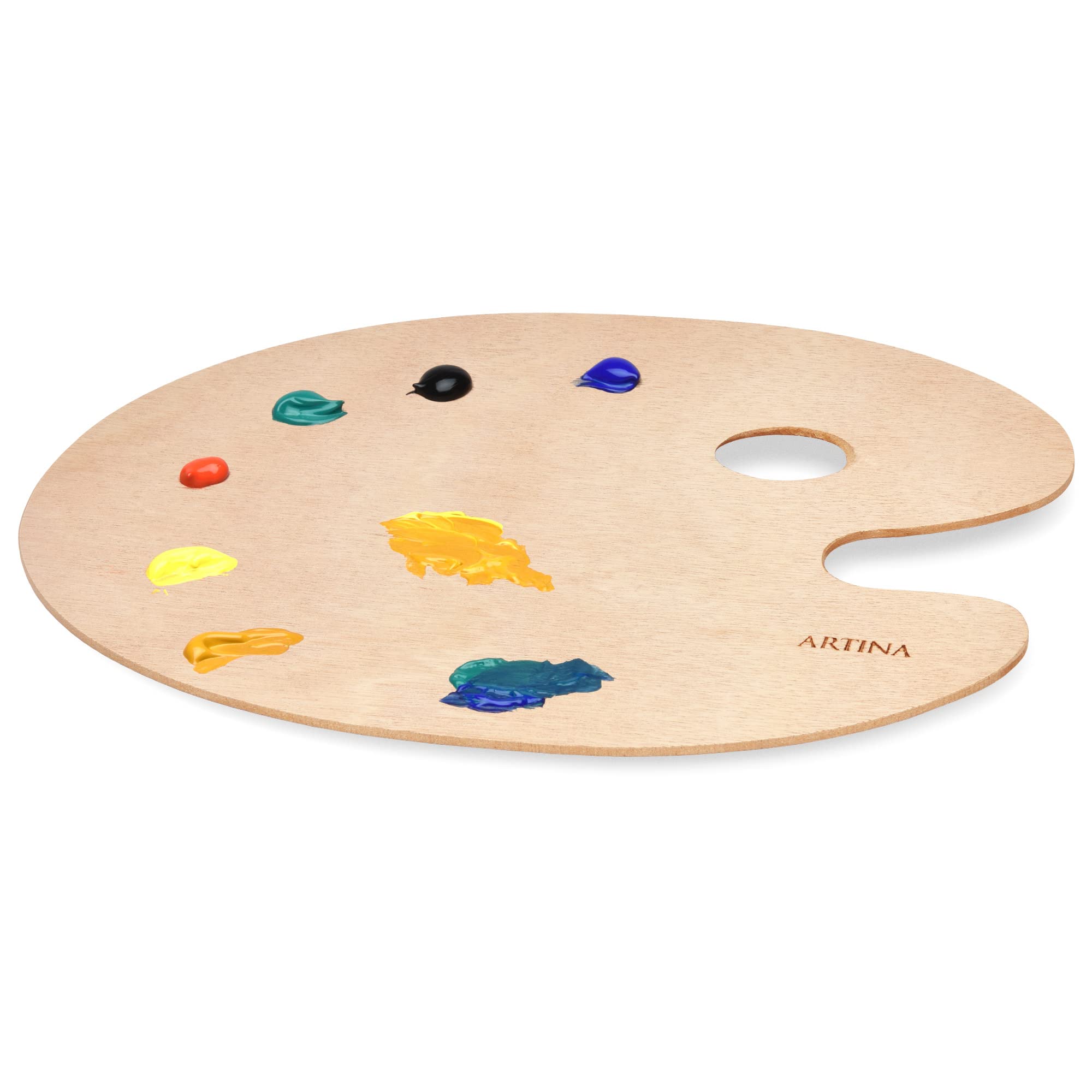 Artina Holz Malpalette Rund
