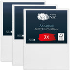Artina Akademie Keilrahmen Leinwand FSC® 3er Set