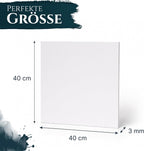 Artina 10er Set Malkarton Leinwand Canvas Malpappe 3mm dick