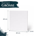 Artina 5er Set Malkarton Leinwand Canvas Malpappe 3mm dick