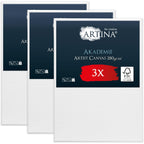 Artina Akademie Keilrahmen Leinwand FSC® 3er Set