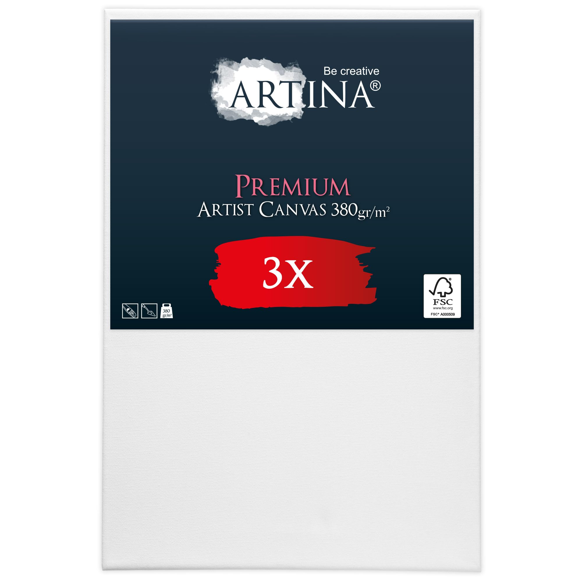 Artina Premium Keilrahmen 3er Set FSC®
