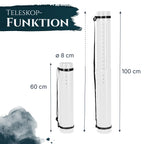 Artina Posterrolle A0 Flipchart Transportrolle verstellbar 60-100cm
