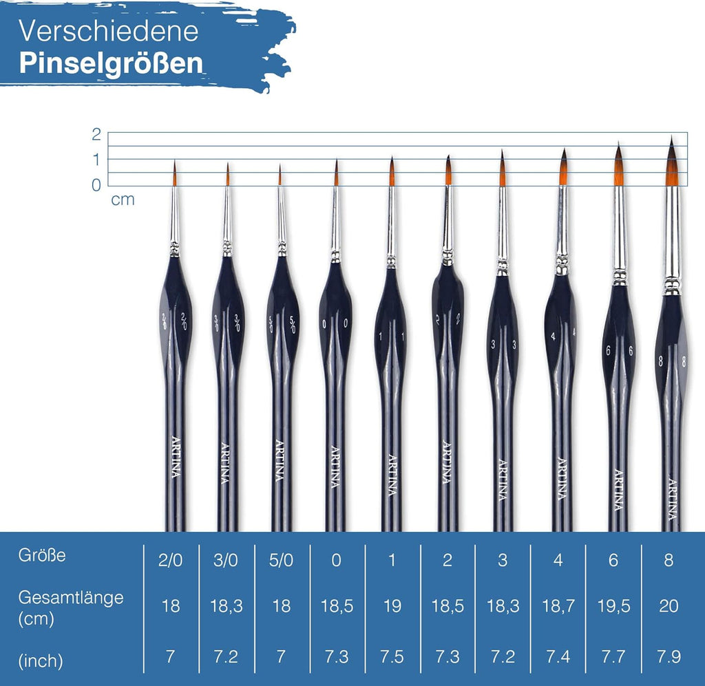 Artina 10 tlg. Premium Pinselset Bilbao