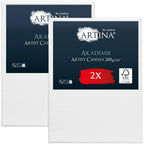 Artina Akademie Keilrahmen Leinwand FSC® 2er Set