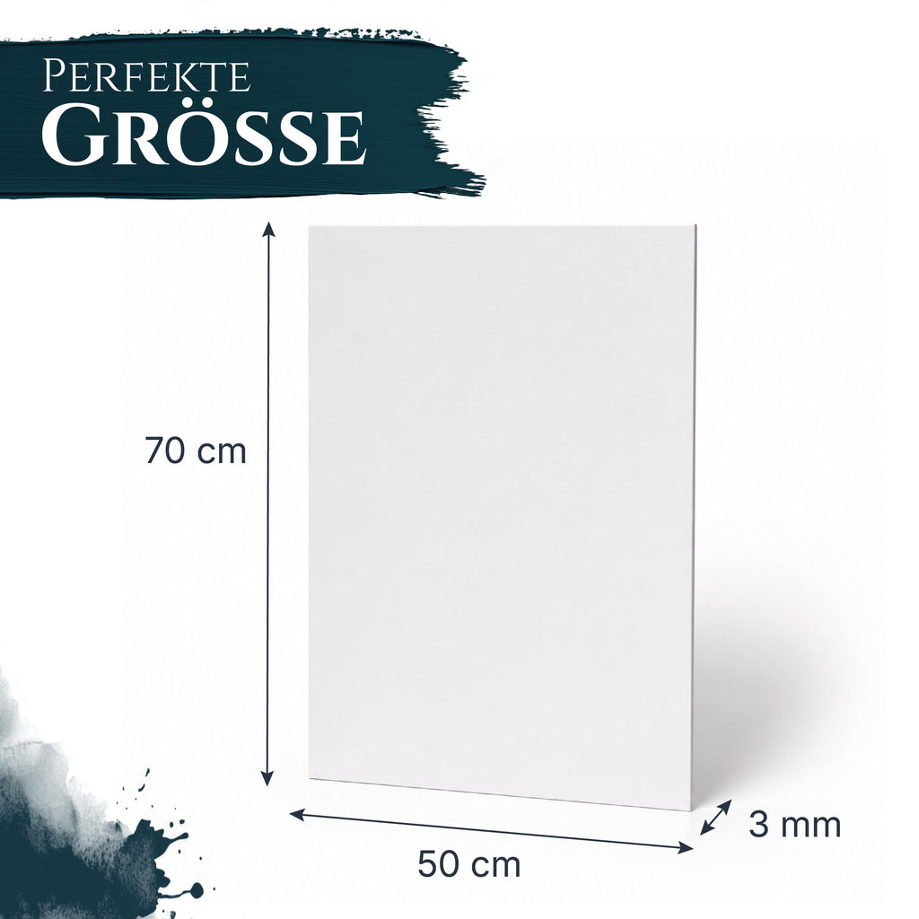 Artina 2er Set Malkarton Leinwand Canvas Malpappe 3mm dick