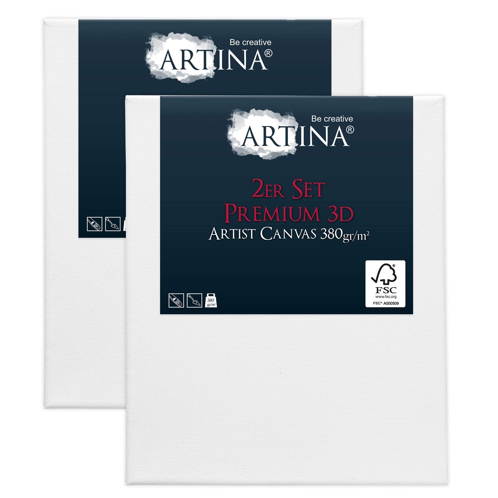 Artina 2er Set 3D Premium Leinwand