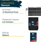 Artina 20-tlg Pinselstifte Set Pincelli