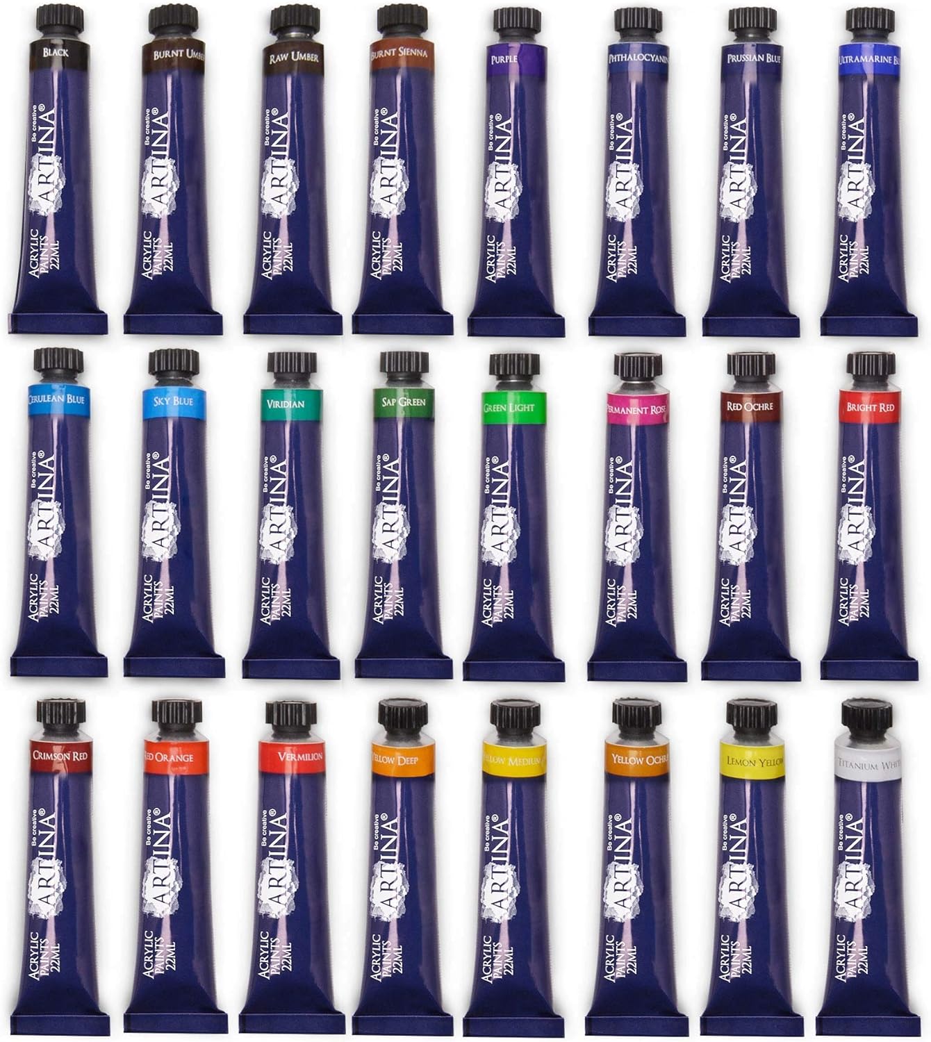 Artina Crylic Acrylfarben Set