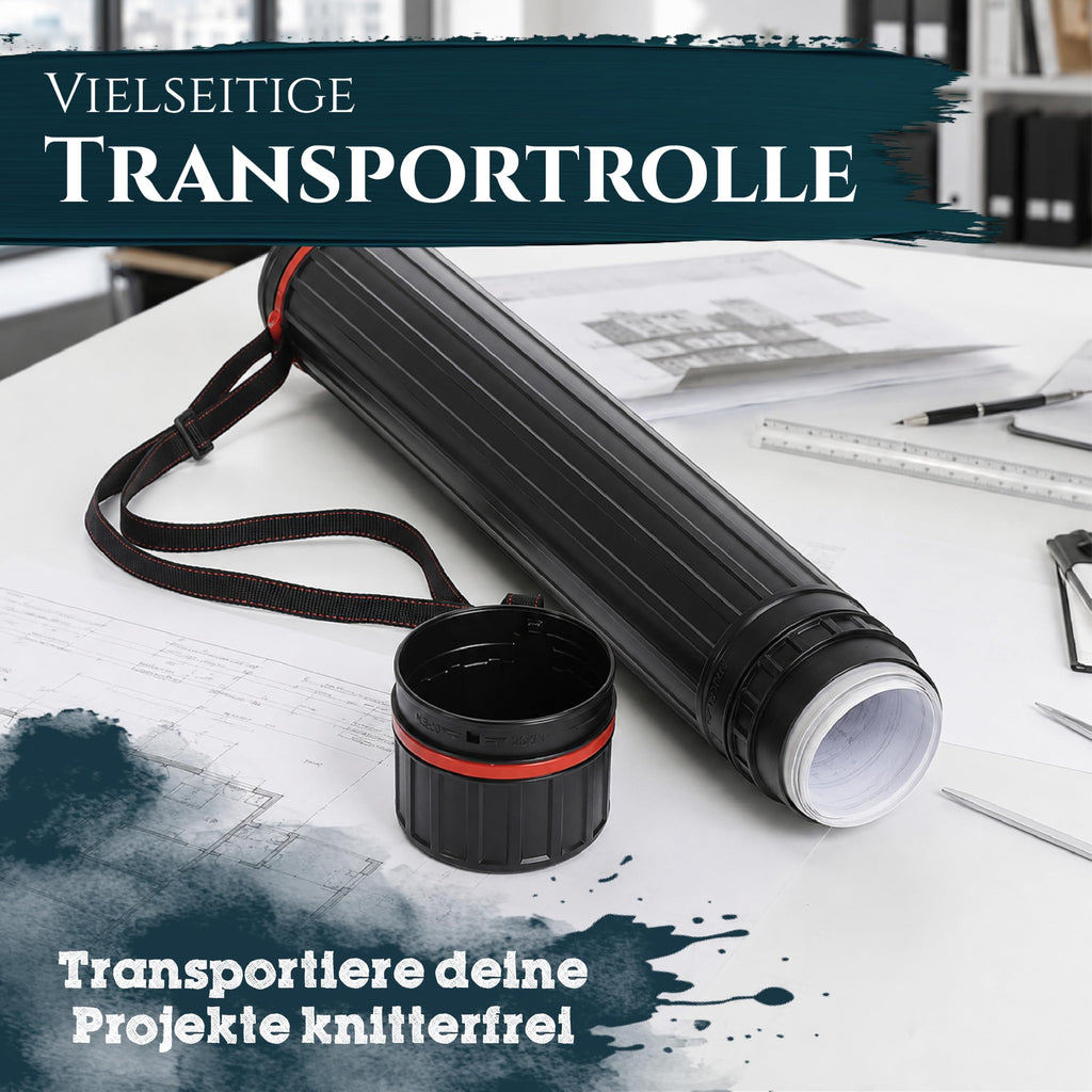 Artina Posterrolle A0 Flipchart Transportrolle verstellbar 78-134cm