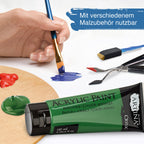 Artina Crylic 120ml Acrylfarben Set