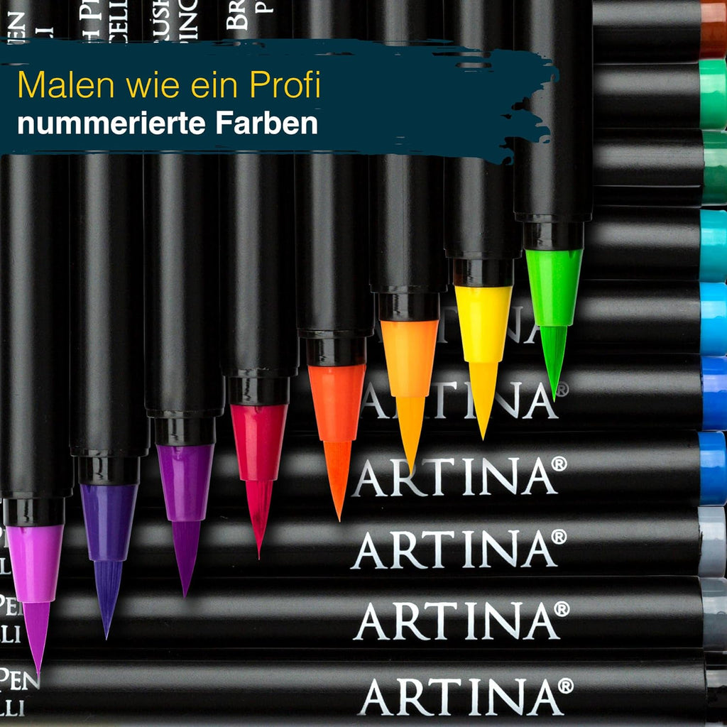 Artina 20-tlg Pinselstifte Set Pincelli