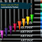 Artina 20-tlg Pinselstifte Set Pincelli