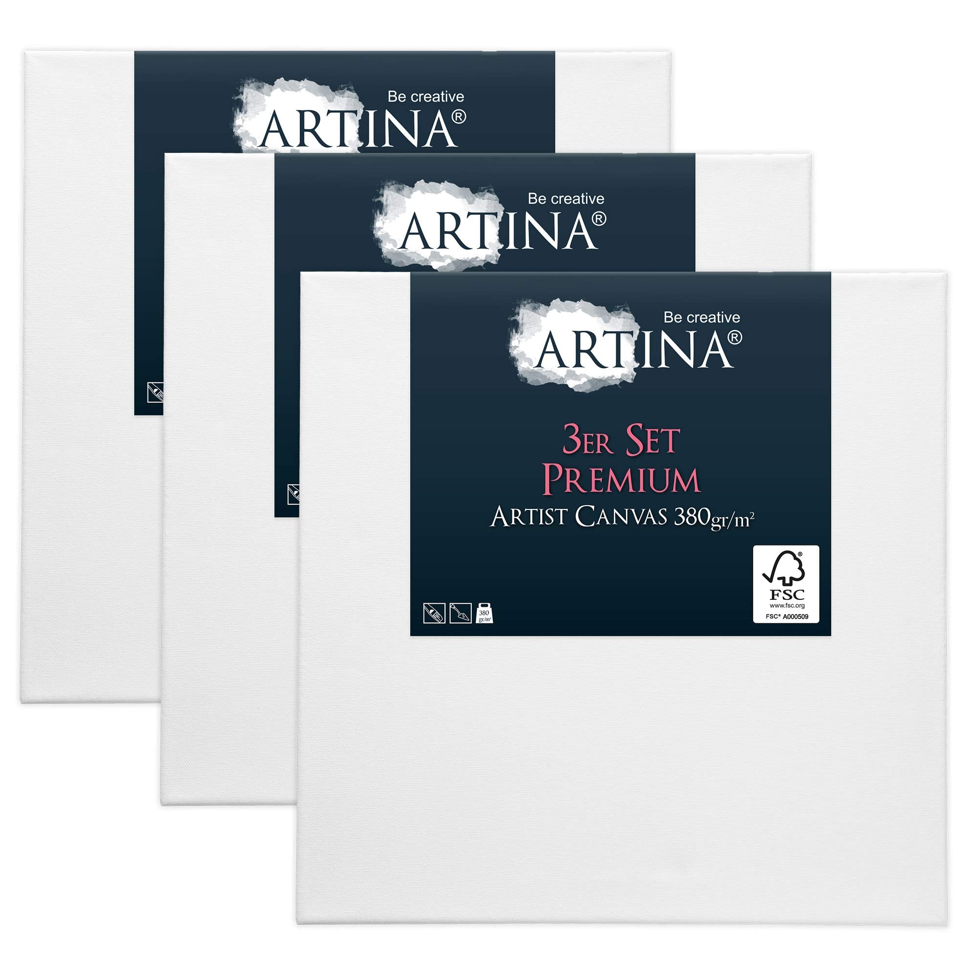 Artina Premium Keilrahmen 3er Set FSC®