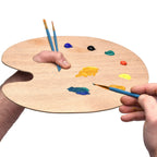Artina Holz Malpalette Rund