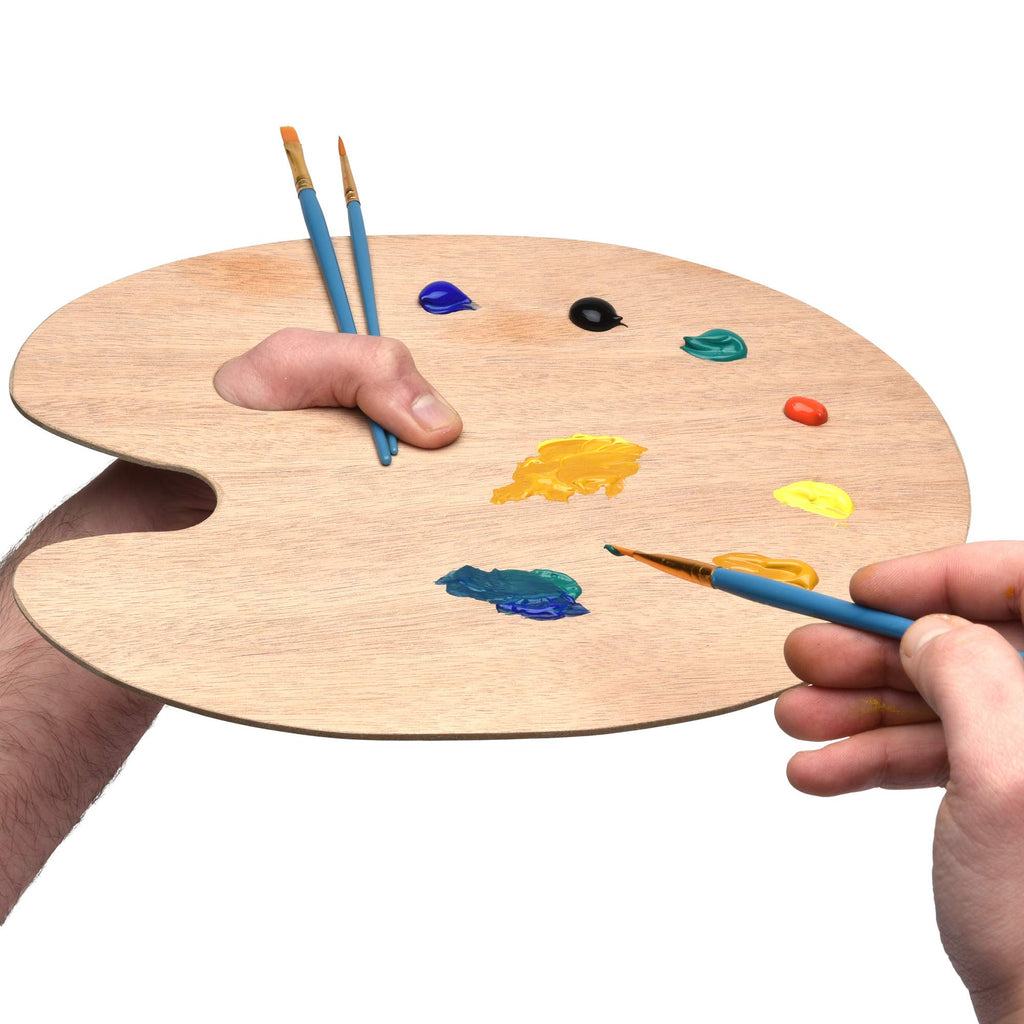 Artina Holz Malpalette Rund