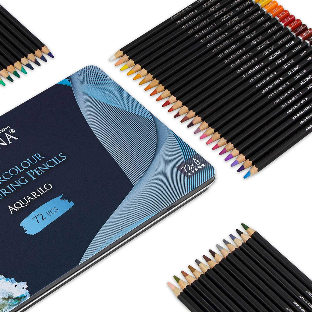 Artina Aquarilo Aquarell XL Buntstifte Set 72er