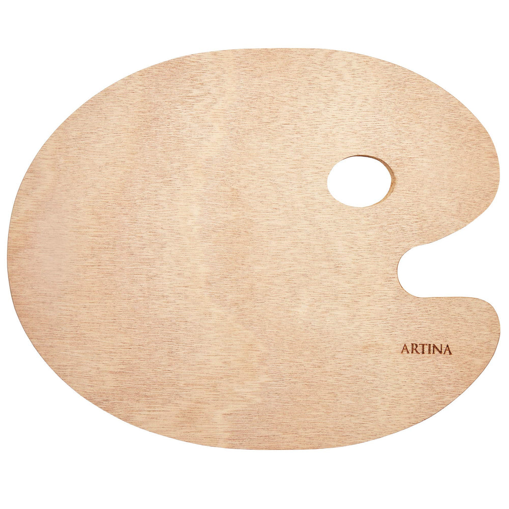 Artina Holz Malpalette Rund