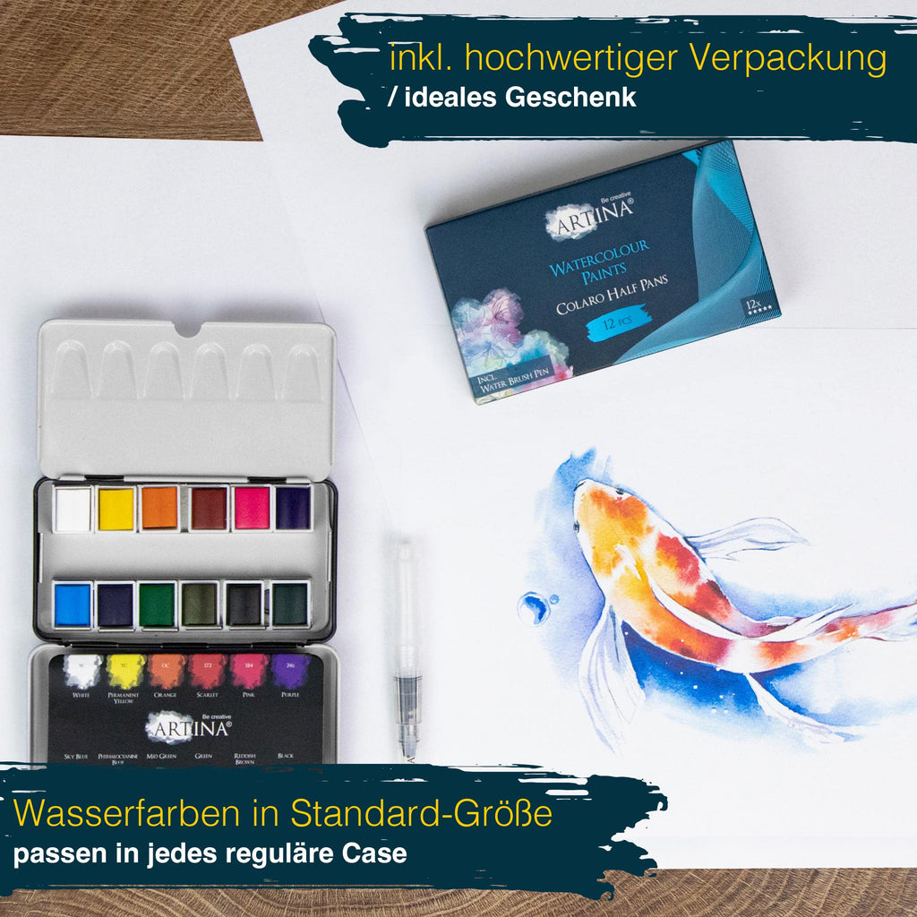 Artina Colaro Aquarellfarben Set
