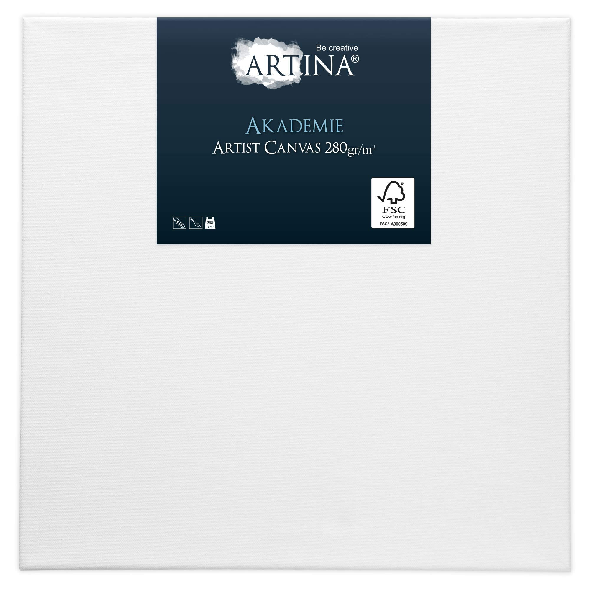 Artina Akademie Keilrahmen Leinwand FSC® 2er Set