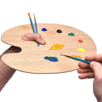 Artina Holz Malpalette Rund