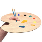 Artina Holz Malpalette Rund