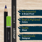 Artina Aquarilo Aquarell XL Buntstifte Set 72er