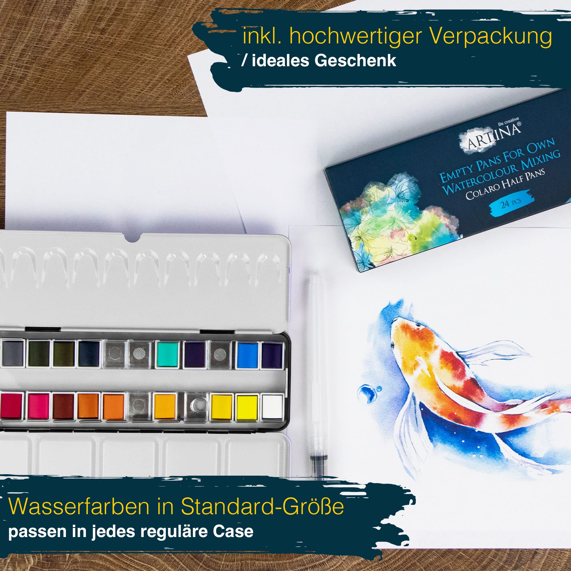 Artina Colaro Aquarellkasten Leer