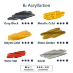 Artina Acrylfarben Metallic Set Crylic