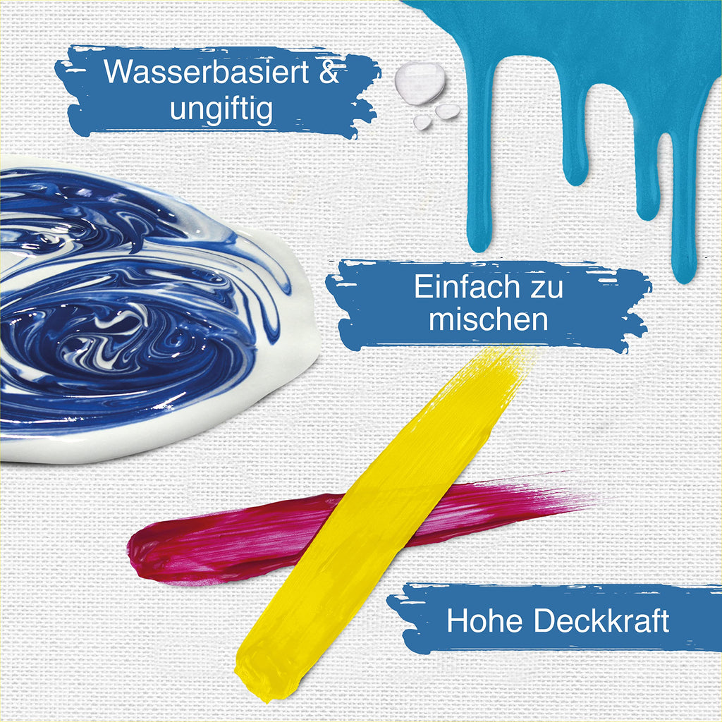 Artina Crylic 120ml Acrylfarben Set