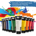 Artina Crylic 120ml Acrylfarben Set