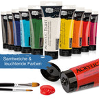Artina Crylic 120ml Acrylfarben Set